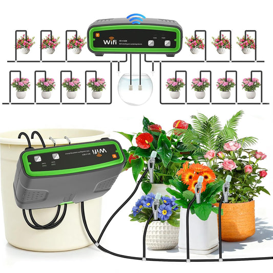 Kit d'arrosage goutte à goutte – connexion Wi-Fi