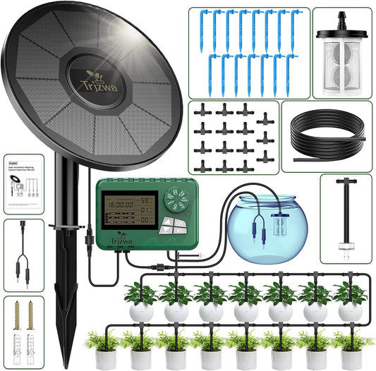 Kit d'arrosage goutte à goutte: 15m, 2200mAh