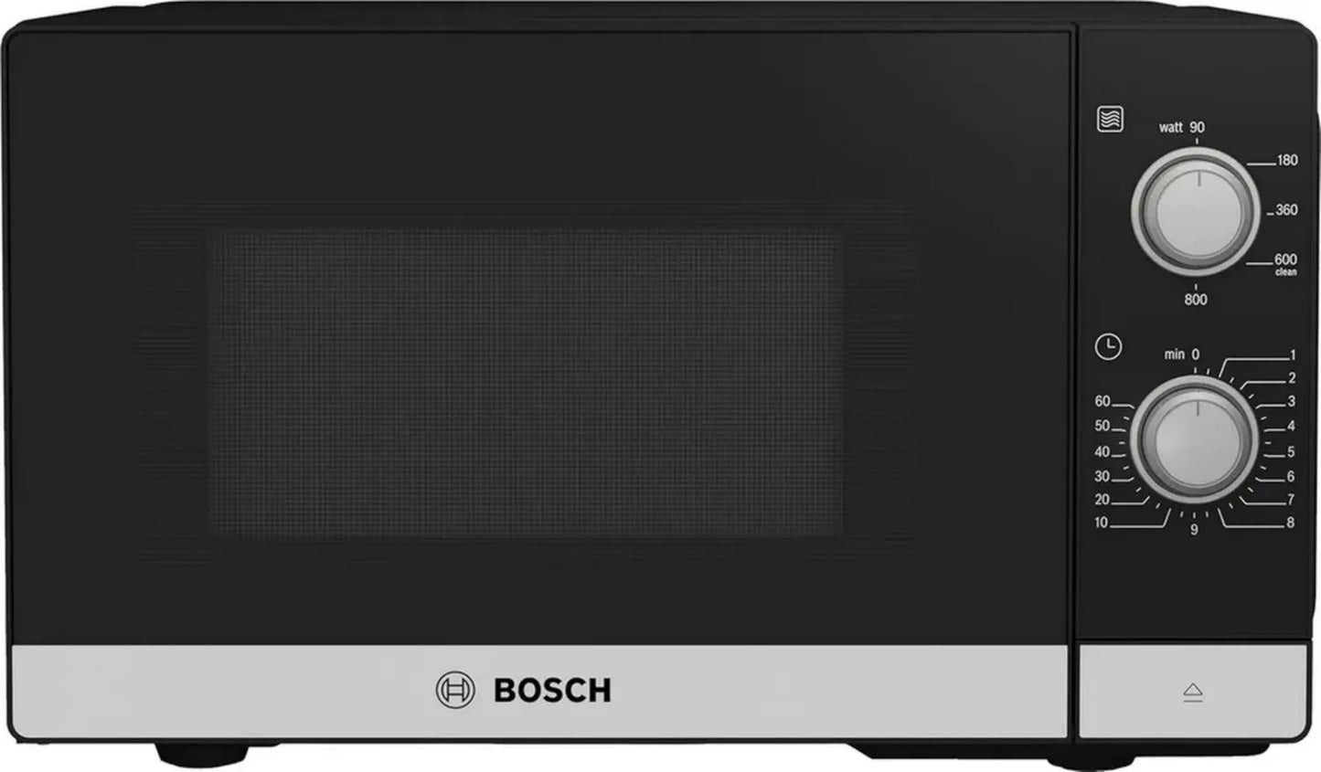 Bosch FFL020MS2 Micro-ondes Freestanding Inox, 20L, 5 Niveaux de Puissance